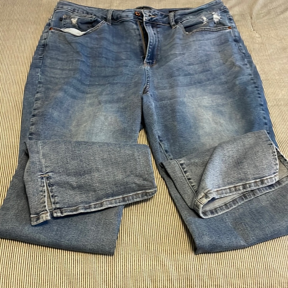 Judy blue 20w slim bootcut light wash jeans stretch